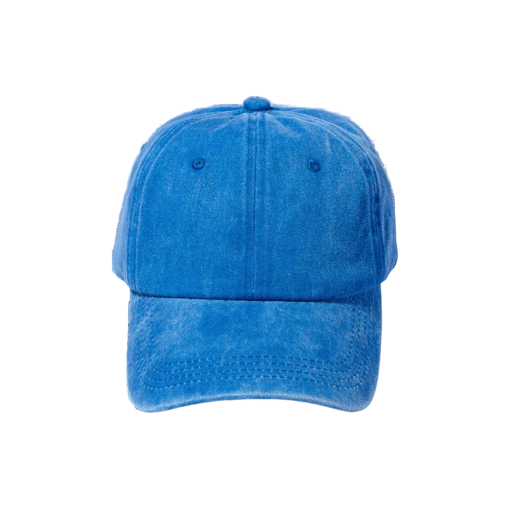 Classic Adjustable Unisex Blue Baseball Cap