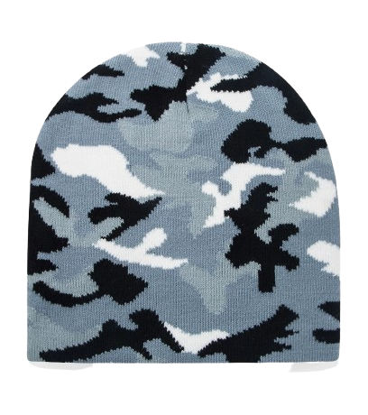 Unisex Camouflage Knit Beanie Stylish and Comfortable Winter Hat