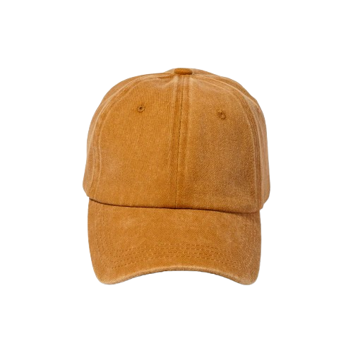 Amber Orange Adjustable Baseball Cap  Unisex Casual Wear