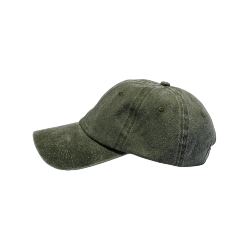 Unisex Adjustable Washed Cotton Baseball Cap  Bluestone Green